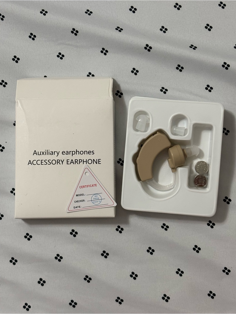 Behind-the-Ear Hearing Aid Accessory Earphone